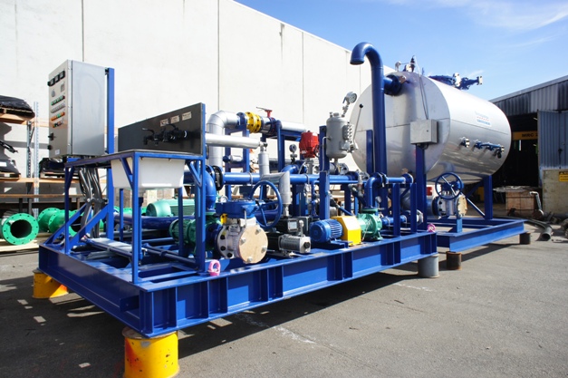 Caustic Cleaning System for Geodynamics: Geothermal Project