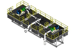 Self-priming Pump Pontoon