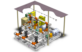 Coal Handling and Preparation Plant Fire Water Pump Skid