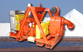 Dynapumps supply Self-priming Pump Set for Salt Operations